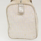 FENDI Zucchino Canvas Hand Bag Silver  40060