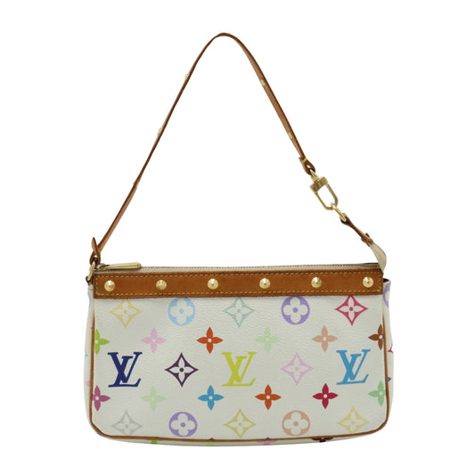 Louis Vuitton Pochette Accessoire  Canvas Clutch Bag