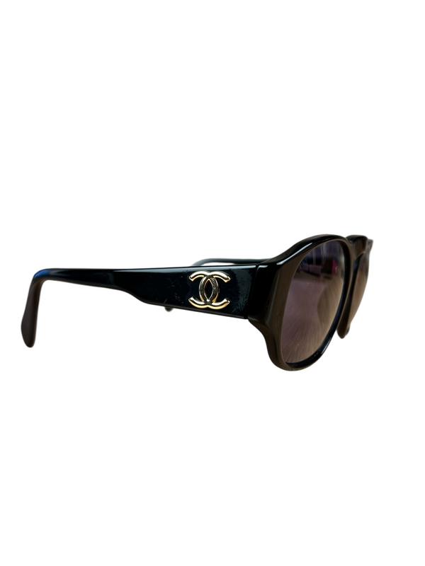 Chanel   Black Coco Mark Sunglasses