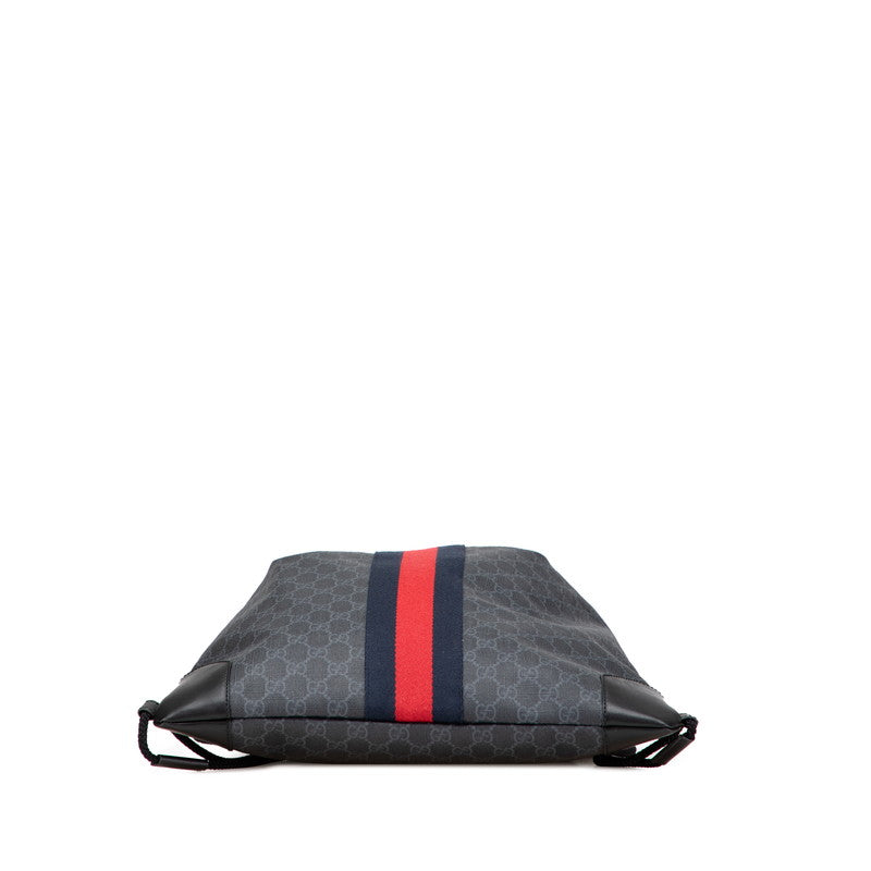Gucci GG Supreme Sheline Drawstring PVC Leather Backpack