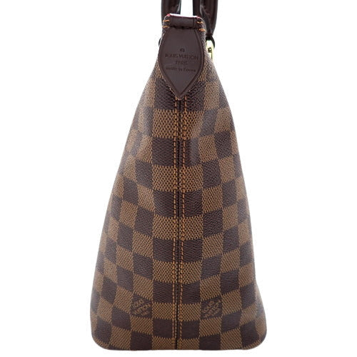 Louis Vuitton Damier Ebene Saleya PM Handbag Brown