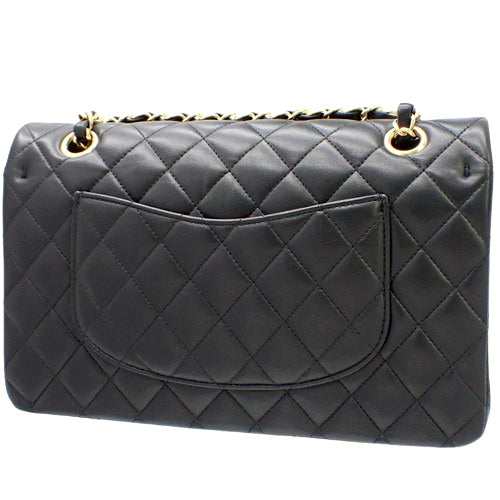 Chanel Cocomark W Flap Chain Shoulder Bag Black
