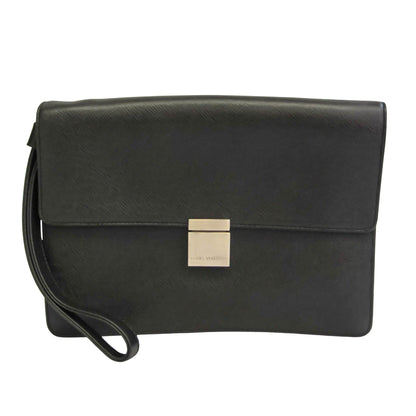 Louis Vuitton Selenga Leather Clutch Bag