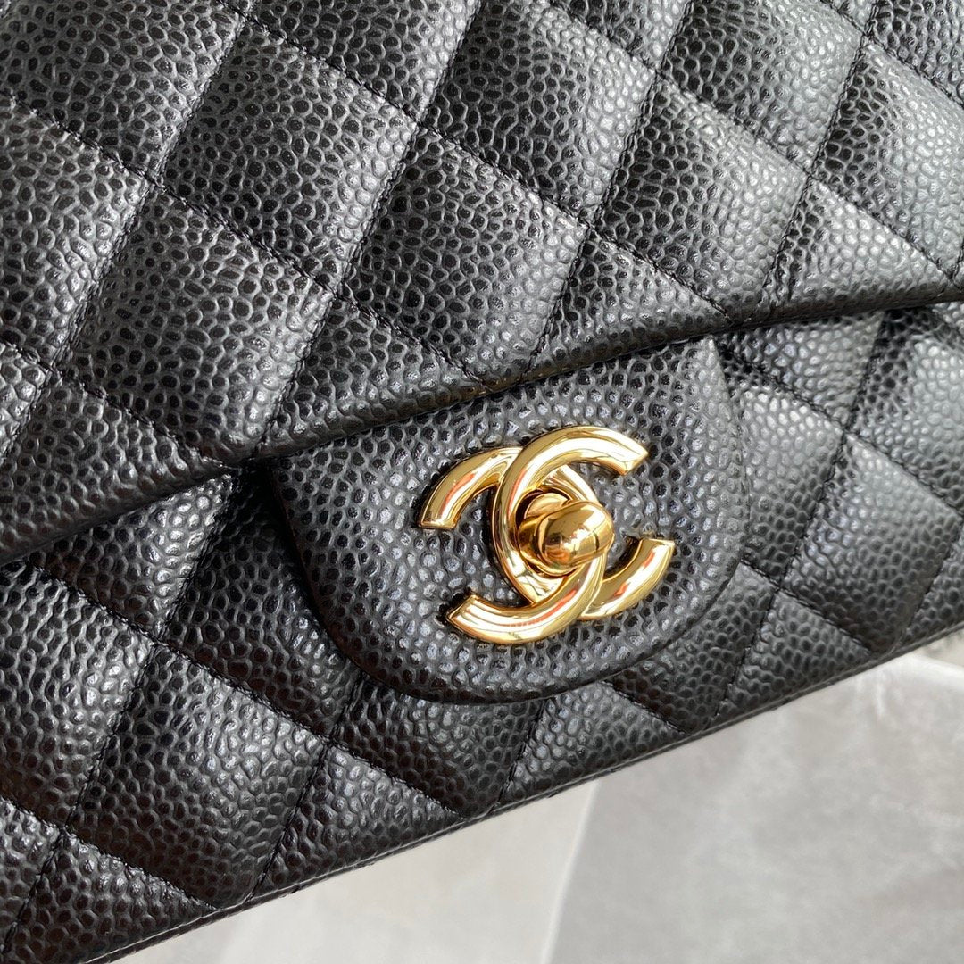 CHL - Mini Classic Handbag Black For Women 6.7in/17cm