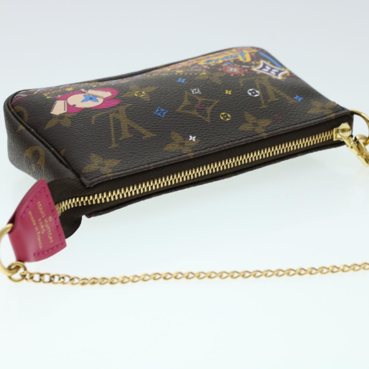 LOUIS VUITTON Vivienne Mini Pochette Accessoires Pouch M69752 LV Auth 41047A