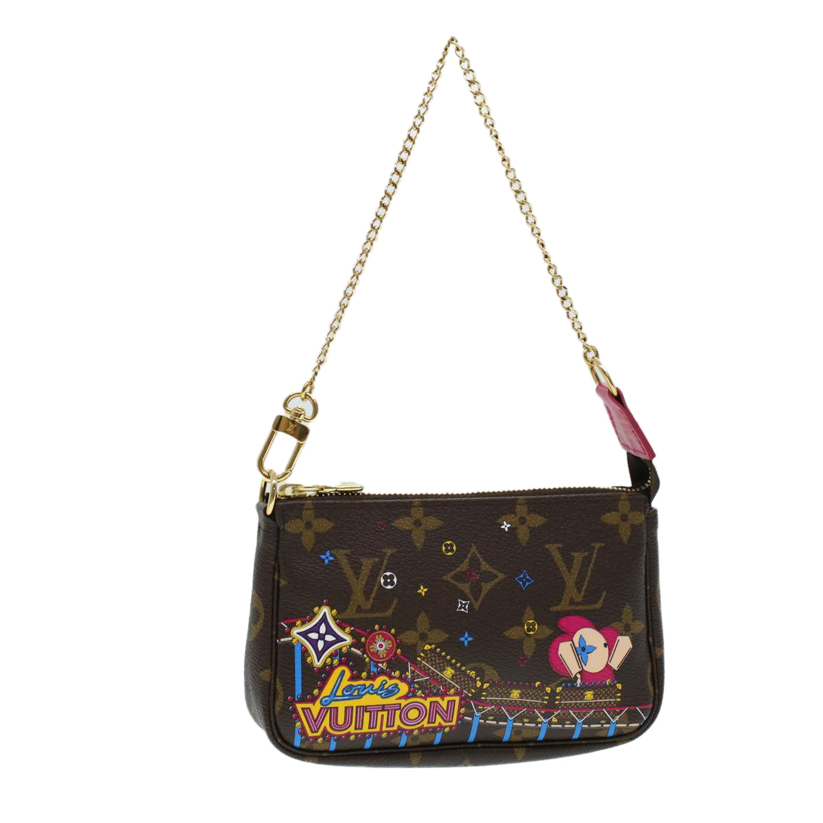 LOUIS VUITTON Vivienne Mini Pochette Accessoires Pouch M69752 LV Auth 41047A