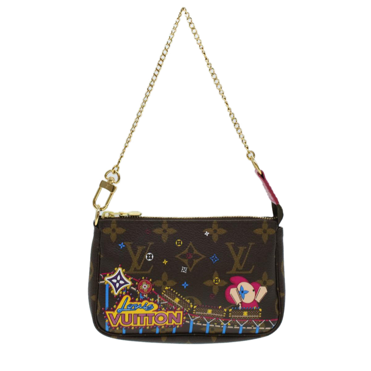 LOUIS VUITTON Vivienne Mini Pochette Accessoires Pouch M69752 LV Auth 41047A