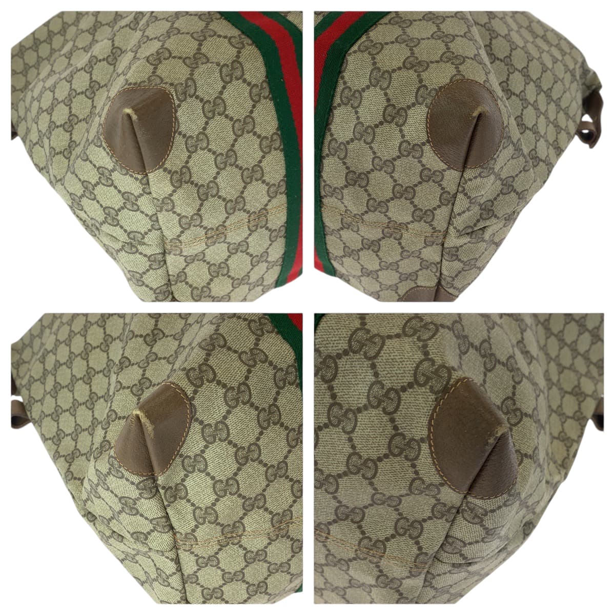 Gucci Old Gucci GG Supreme 2way Boston Bag
