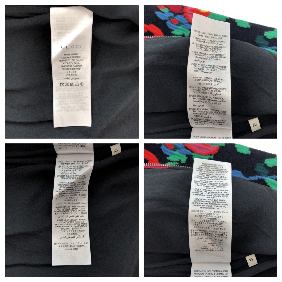 Gucci Floral Wool/Rayon Jacket
