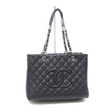 Chanel Caviar Skin Matelasse Chain Shoulder Bag Black