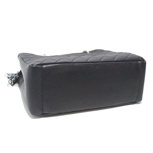 Chanel Caviar Skin Matelasse Chain Shoulder Bag Black
