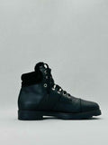FENDI Fur Trim Black Size EU 39 Ankle Boots