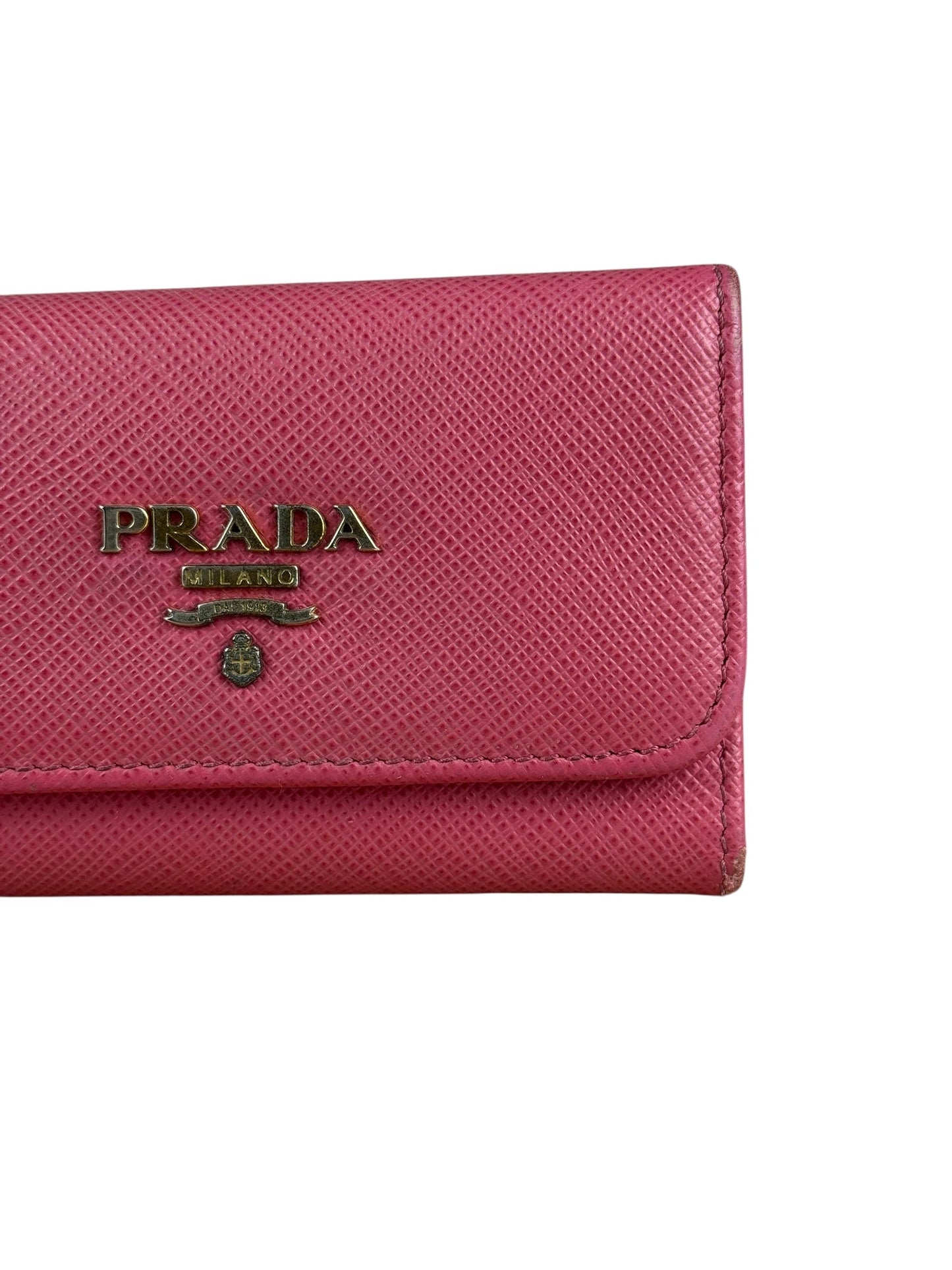 Prada   Pink Compact Key Holder