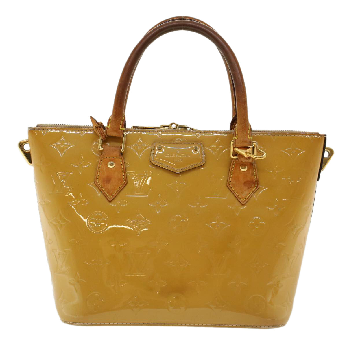 LOUIS VUITTON Vernis Montebello PM Hand Bag 2way Dunne M90167 LV Auth 41645