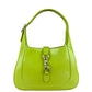 Gucci Jackie Green Medium Leather Shoulder Bag