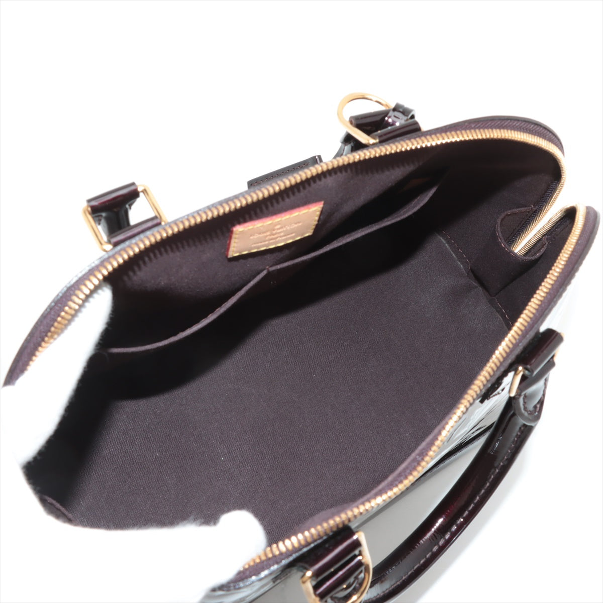Louis Vuitton Vernis Alma Noir M91611