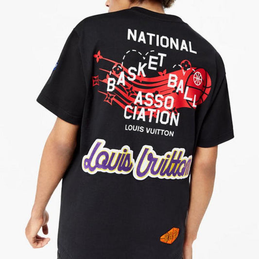 Louis Vuitton NBA Multi Logo Tee Black