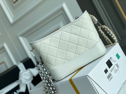 CHL -  CO-CO Gabrielle Hobo Bag White For Women 7.8in/20cm