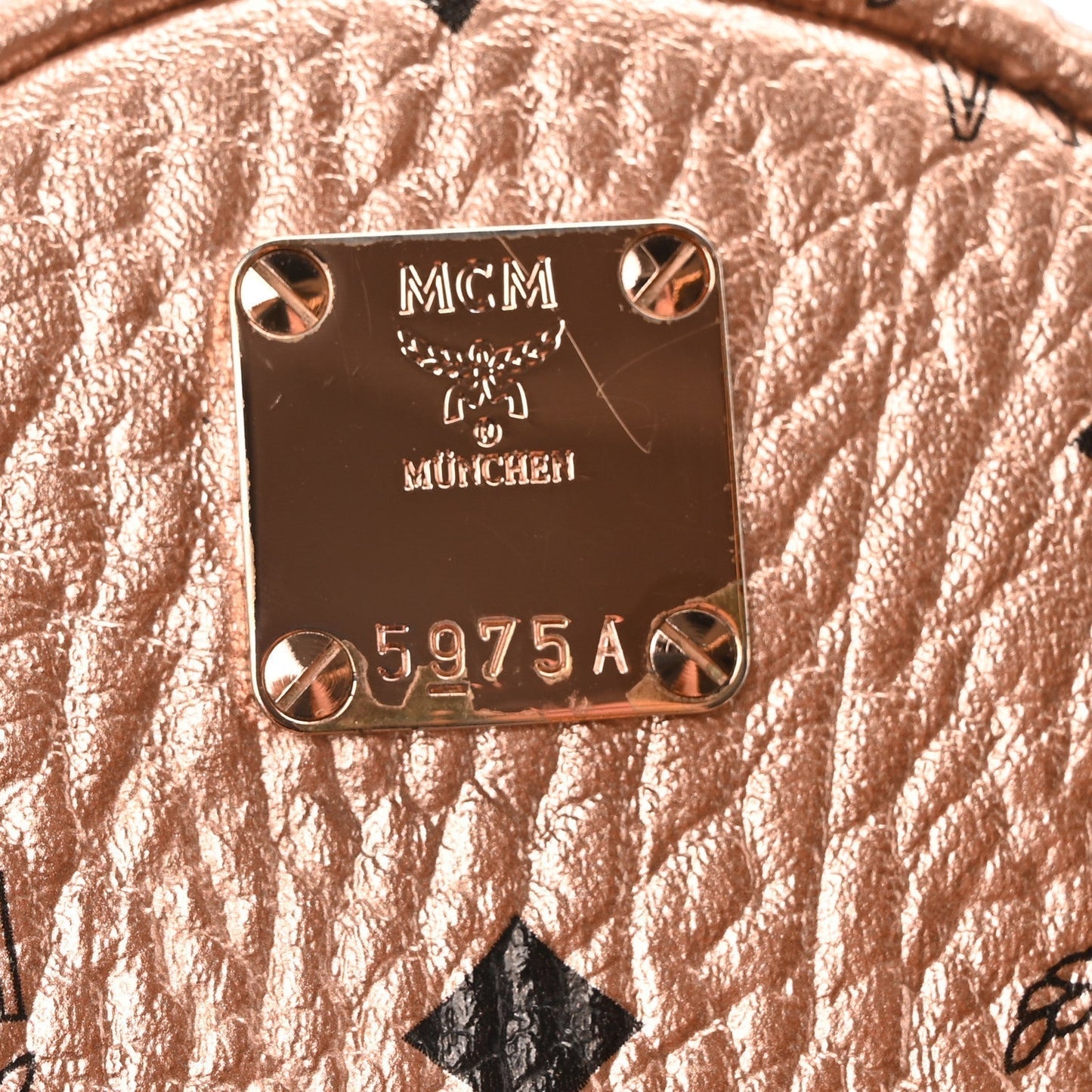 jmb        Visetos Studded X-Mini Bebe Boo Backpack Champagne Gold