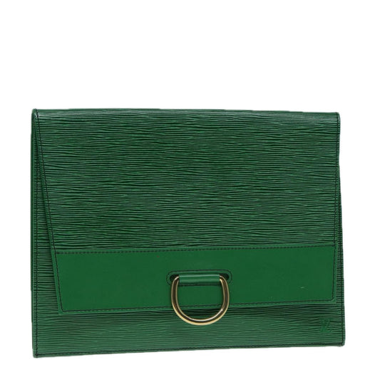 Louis Vuitton Jena  Leather Clutch Bag