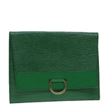 Louis Vuitton Jena  Leather Clutch Bag