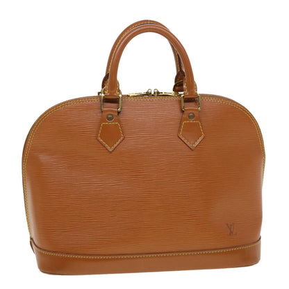 LOUIS VUITTON Epi Alma Hand Bag Brown mocha M5214D LV Auth 42542