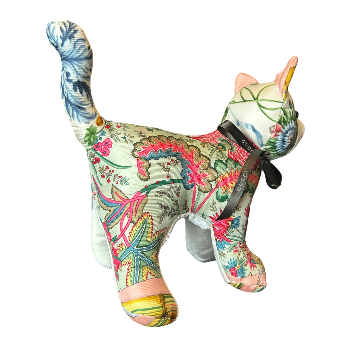 Chinoiserie   Silk Scarf Charming Kitten
