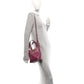 Loewe Shiny Calfskin Mini Puzzle Fold Tote Crimson