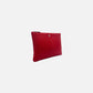 CHANEL O Case Red Chevron Clutch