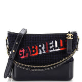 CHANEL Gabrielle Logo Hobo Tweed and Calfskin Medium