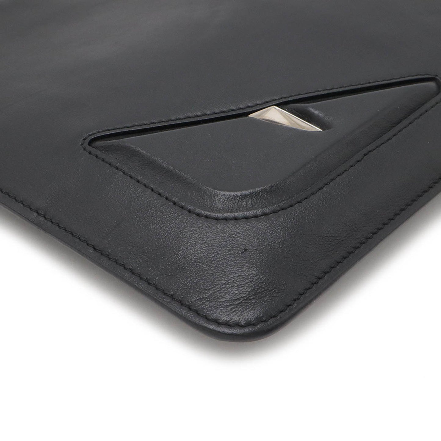 Fendi  Leather Clutch Bag (Pre-Owned)