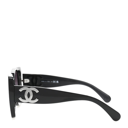 Amelia Square Polarized CC Sunglasses 5494-A Black