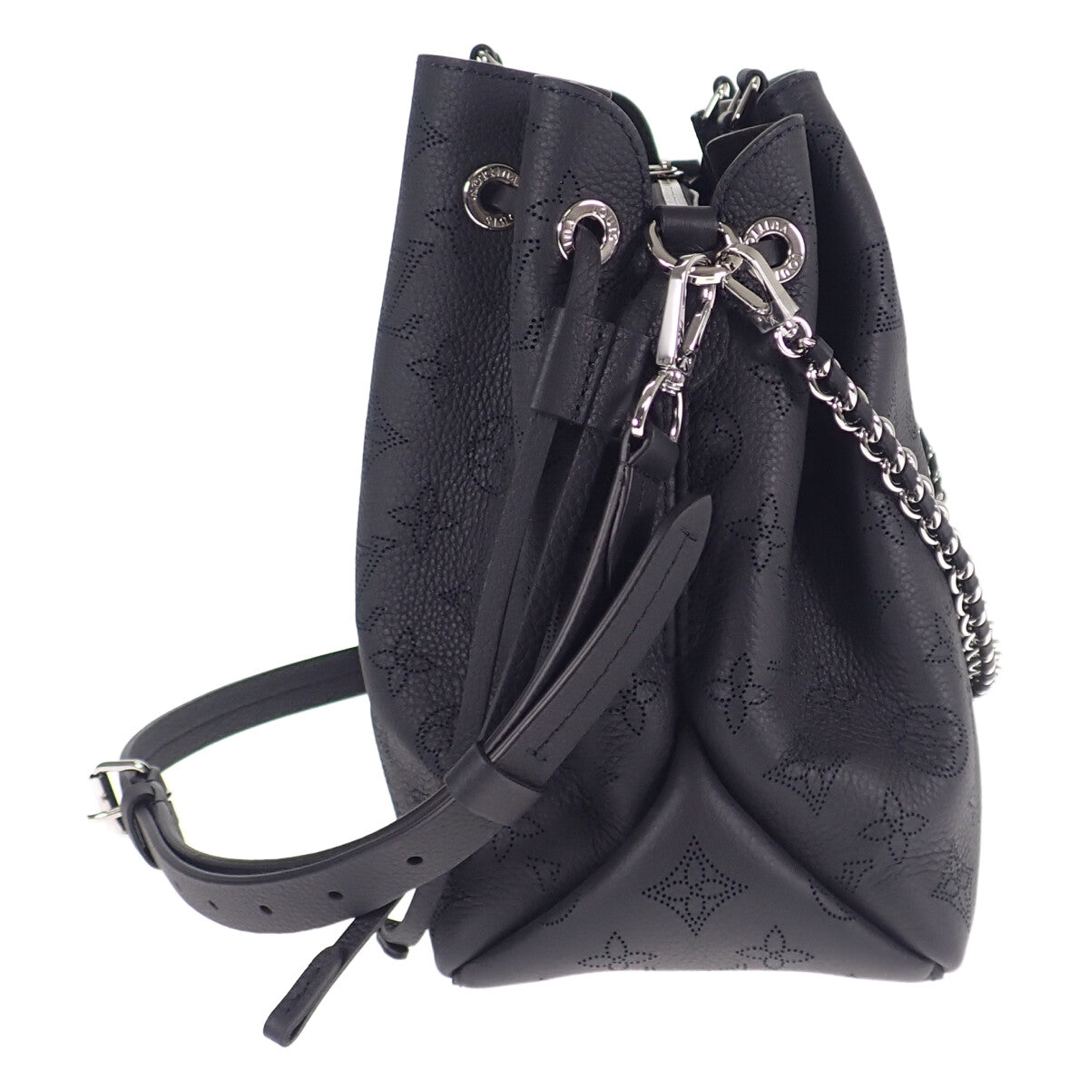 Louis Vuitton Bella Tote 2Way Bag Mahina Black