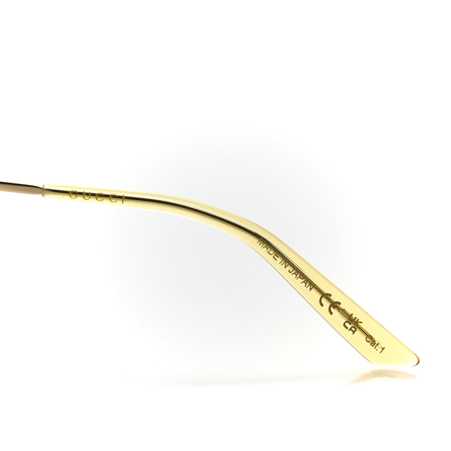 Amelia Metal Aviator Sunglasses GG0356S Gold