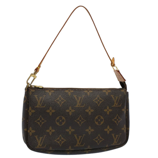 Louis Vuitton Pochette Accessoire  Canvas Clutch Bag