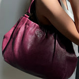 Prada Vitello Daino Top Shoulder Bag TWS