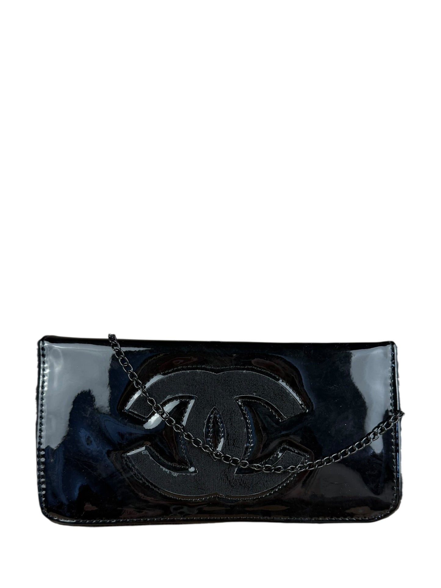 Chanel Precision Patent Chain Crossbody