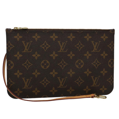 Louis Vuitton Neverfull  Canvas Clutch Bag