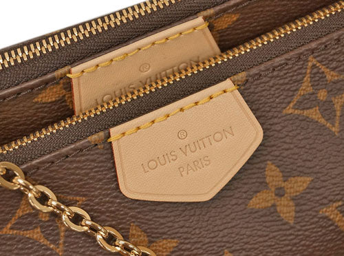 Louis Vuitton Monogram Multi Pochette Rose Claire Mini Coin Purse