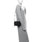 Christian Dior Grained Calfskin Caro Double Pouch Black