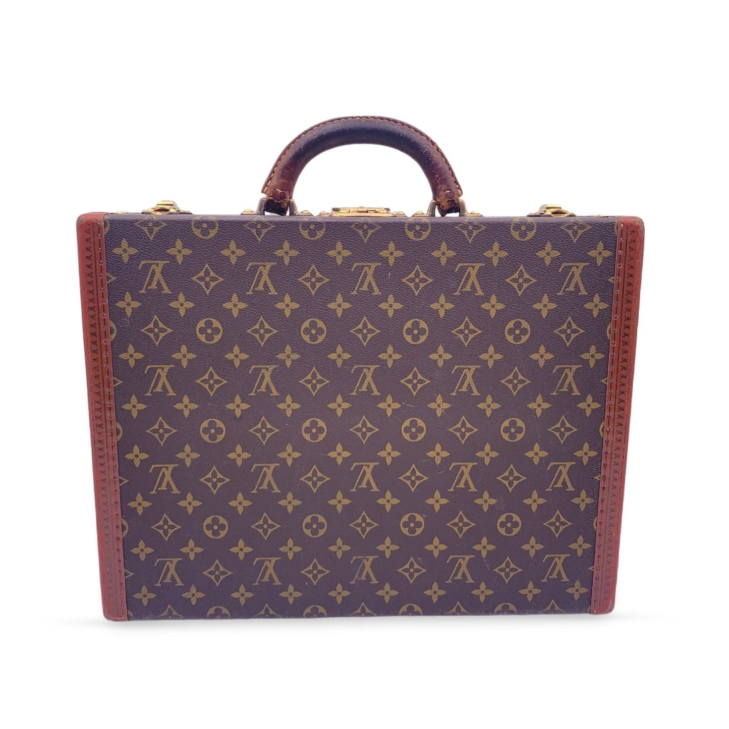 LOUIS VUITTON   Monogram President Hard Case Briefcase Bag
