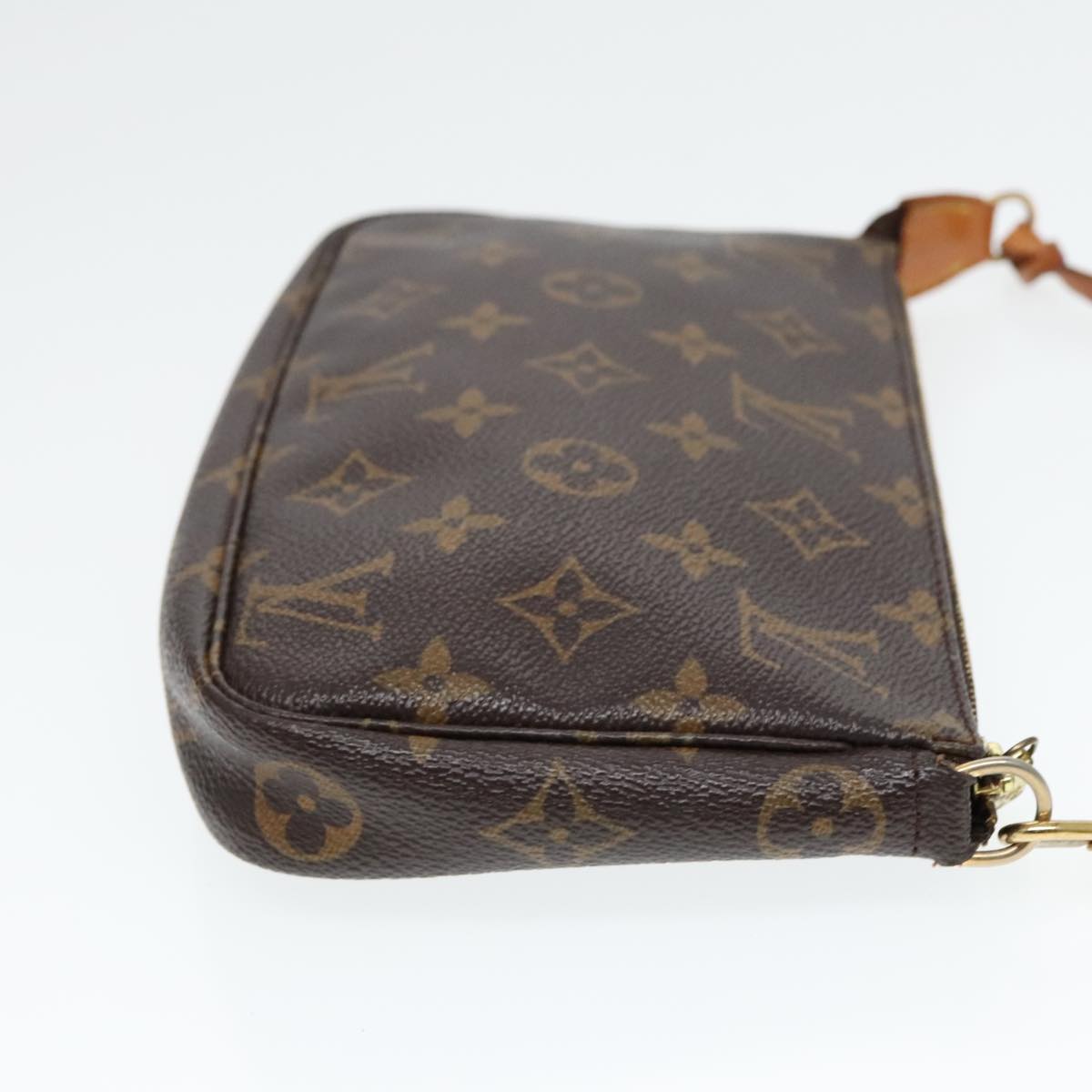 Louis Vuitton Pochette Accessoire  Canvas Clutch Bag