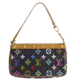 Louis Vuitton Pochette Monogram Multicolor Handbag Canvas