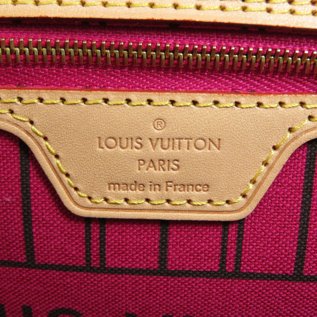 Louis Vuitton Neverfull PM Monogram Canvas Fuchsia Tote Bag