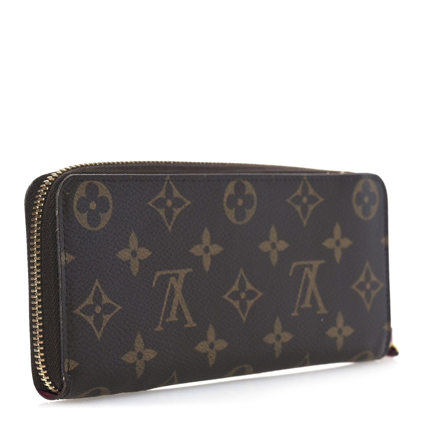 Louis Vuitton Monogram Clemence Wallet Fuchsia