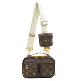 Louis Vuitton Utility Crossbody Handbag Monogram Canvas