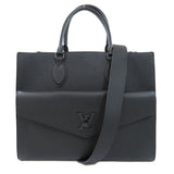 Louis Vuitton Lock Me Tote MM Tote Bag Calf Noir
