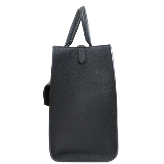 Louis Vuitton Lock Me Tote MM Tote Bag Calf Noir
