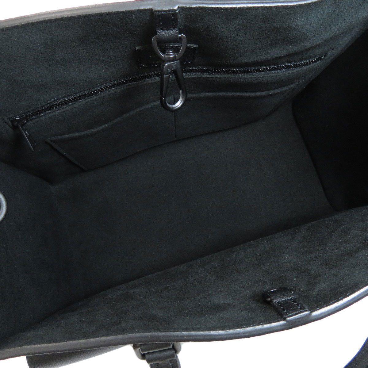 Louis Vuitton Lock Me Tote MM Tote Bag Calf Noir