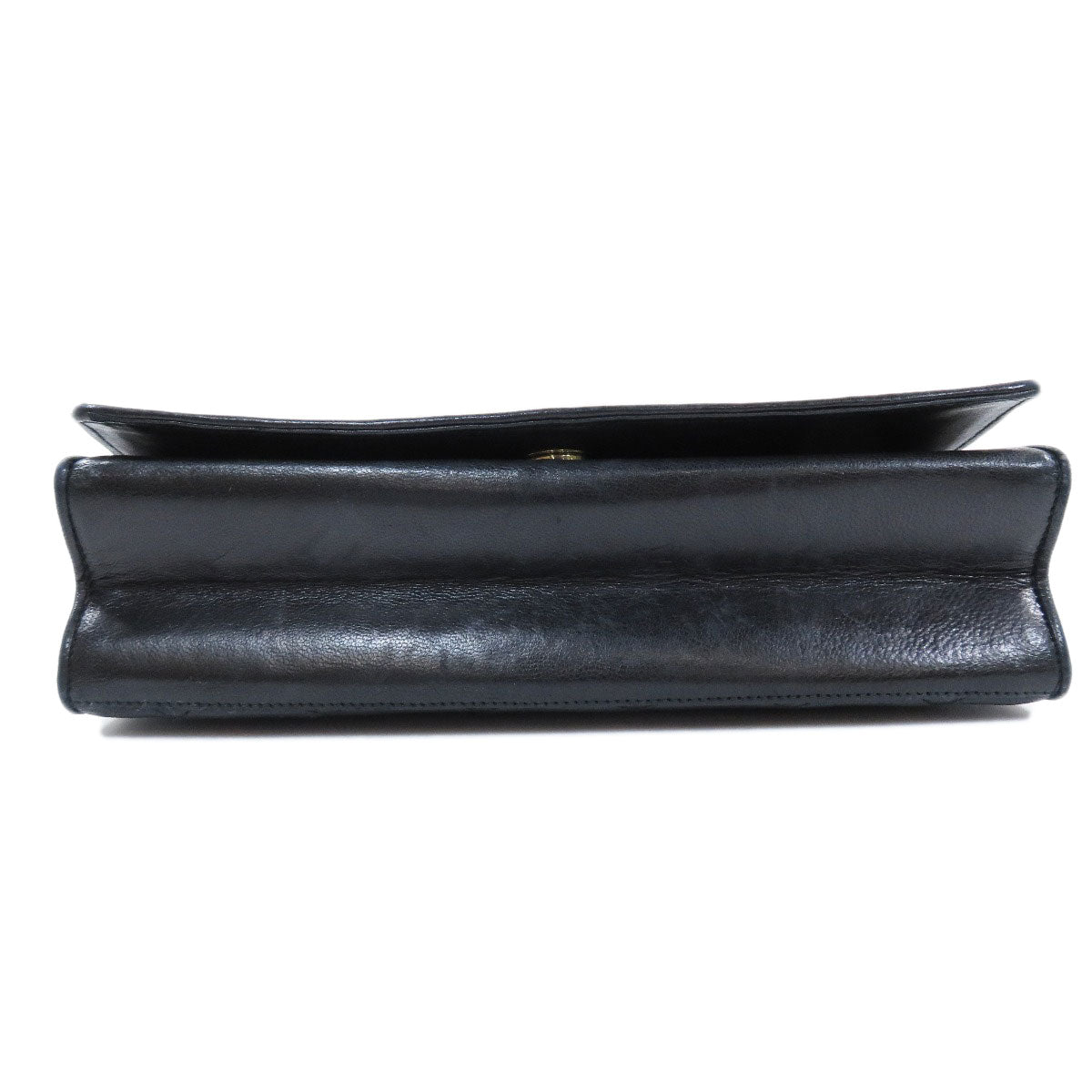 Chanel Cocomark Gold Chain Shoulder Bag Lambskin Black